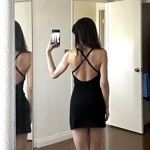 REVOLVE Black Mini Dress